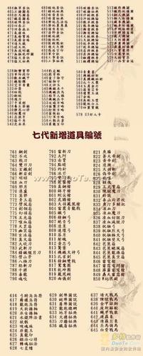 三国群英传7极品道具编号缩略图
