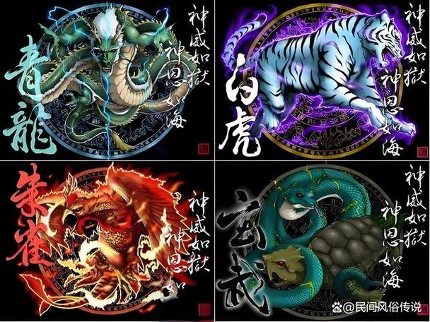 四大神兽vs四大圣兽