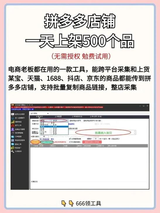 拼多多铺货软件
