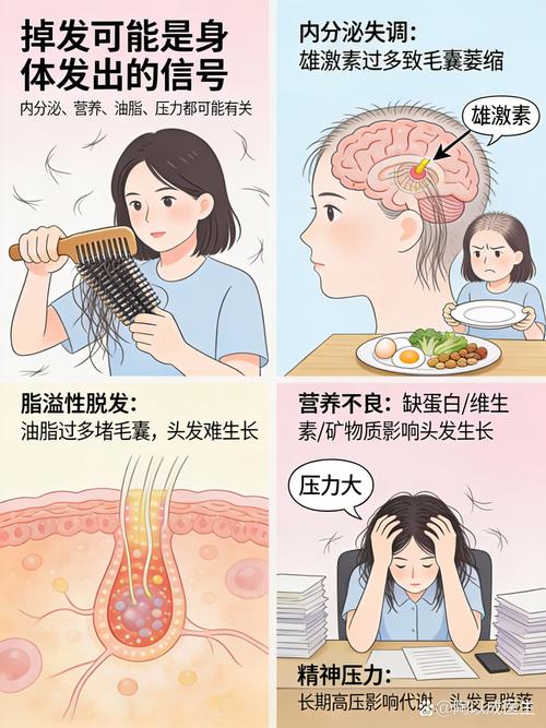 掉头发厉害是身体哪里出现问题了