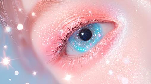 遇到喜欢的人眼里会有星星