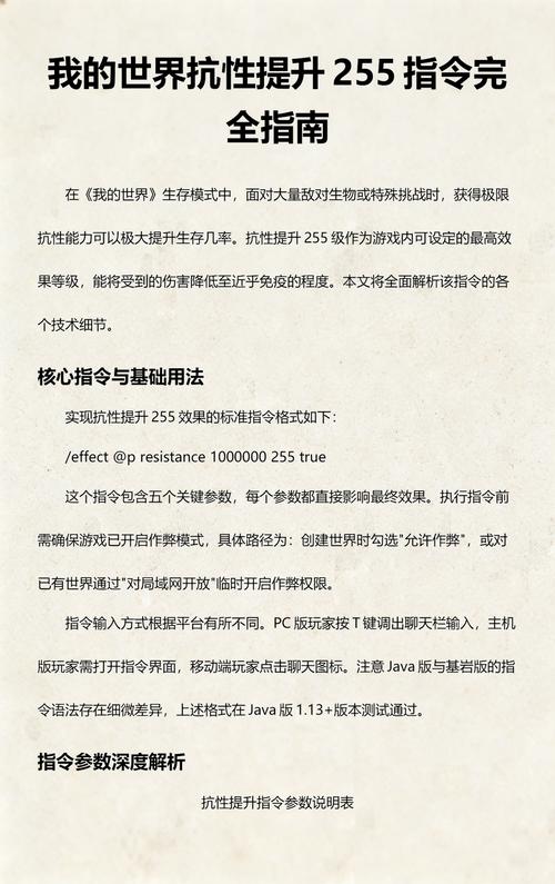 抗性255永久指令