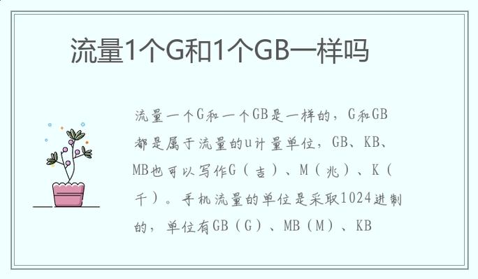 1gb和1g一样吗