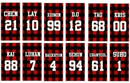 21是exo谁的数字