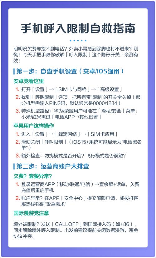 电信卡呼入限制怎么办缩略图