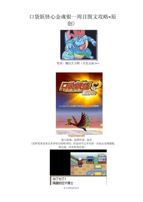 口袋魂银一周目攻略