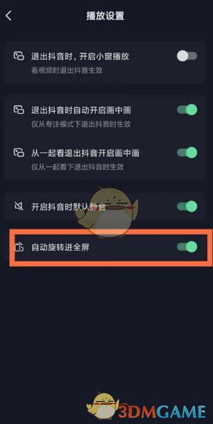 苹果平板抖音怎么设置全屏