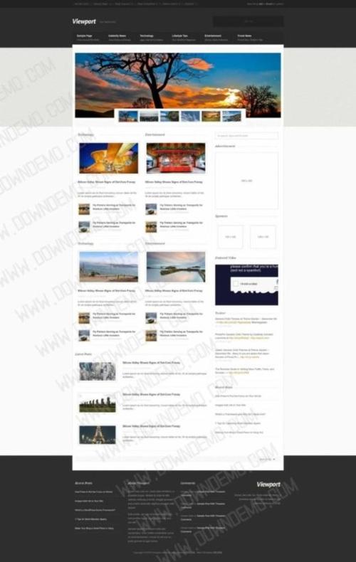 blog博客网站缩略图