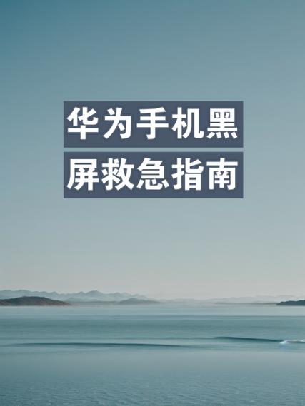 华为p30黑屏怎么办