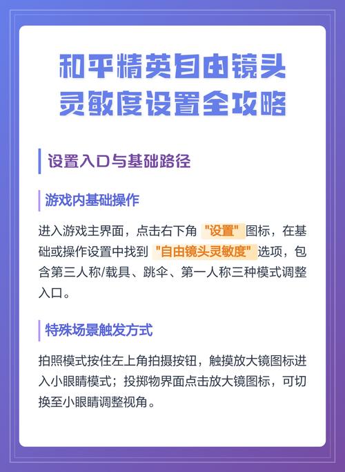 和平精英自由镜头灵敏度最佳游戏截图