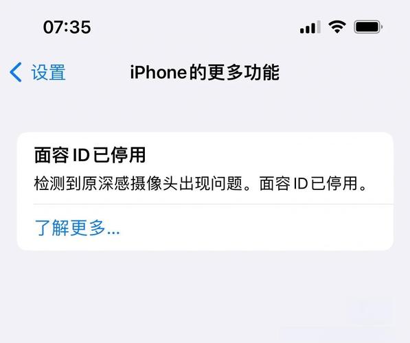 苹果升级后面容id无法使用