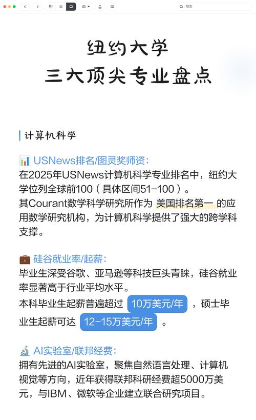 纽约大学最厉害三个专业缩略图