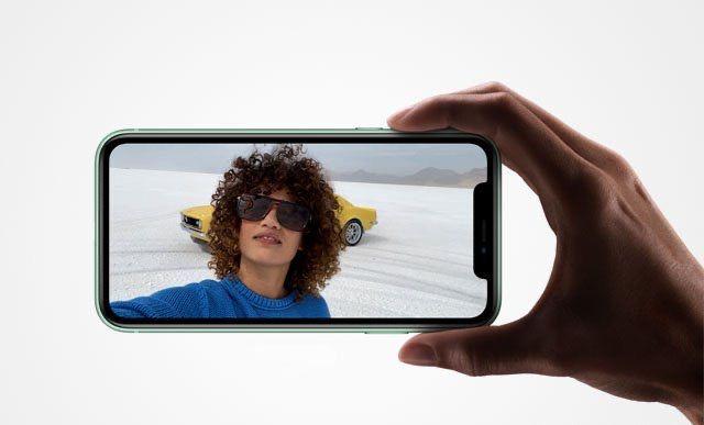 iPhone11前置摄像头有光截图