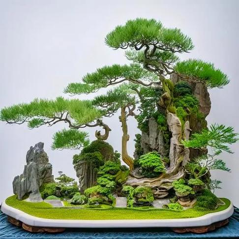 盆景假山造型图