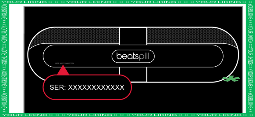查找 Beats 序列号的方法