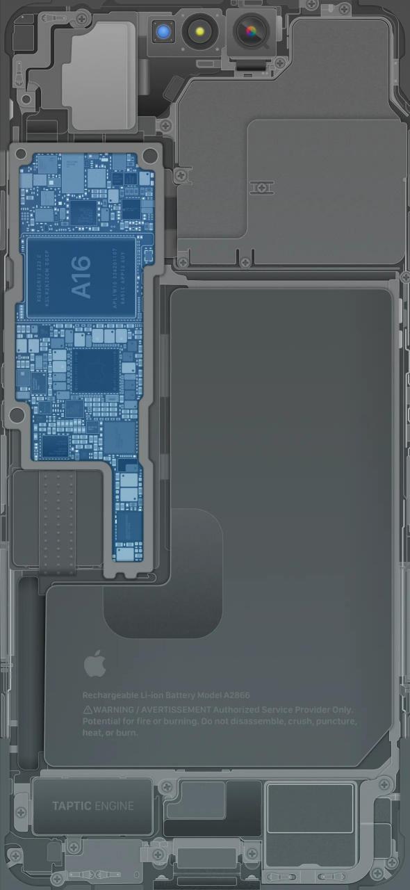 iphone内部结构图壁纸
