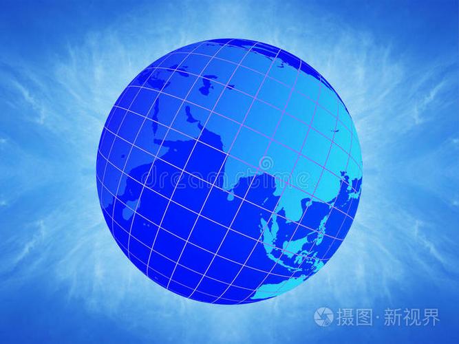 地球仪的蓝色代表什么