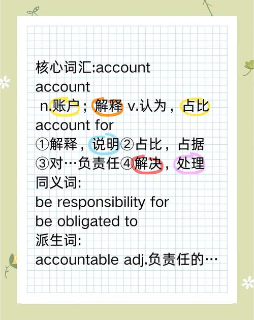 account的近义词截图