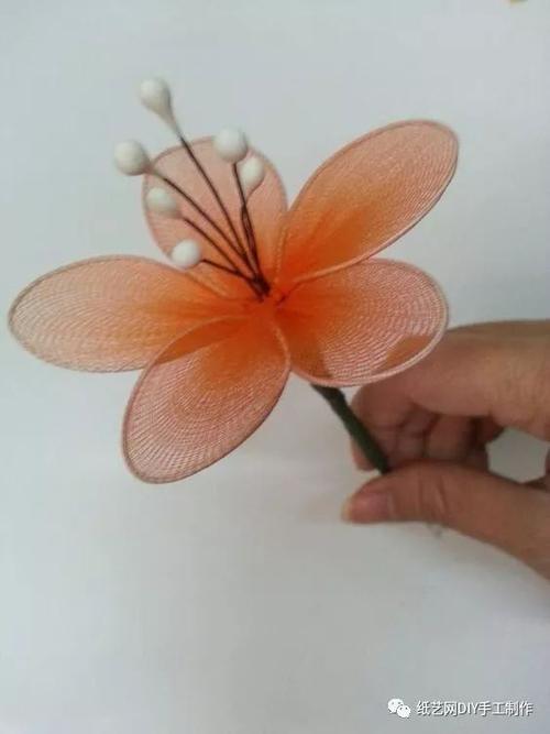 各种手工丝网花步骤