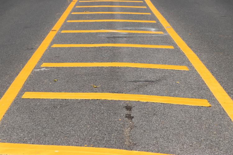 高德地图上的黄线道路