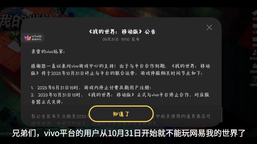 为什么vivo没有我的世界