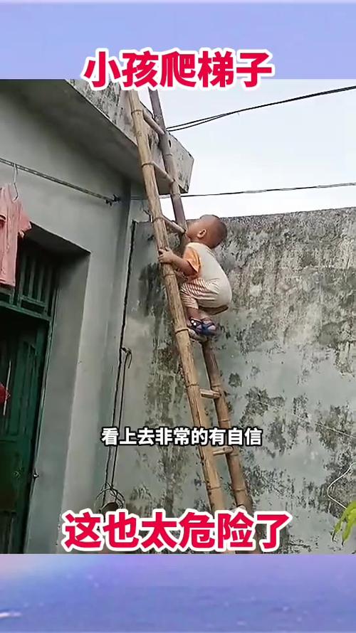 不敢上梯子怕高