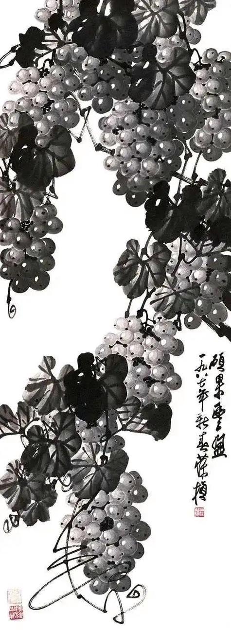 写意葡萄画法