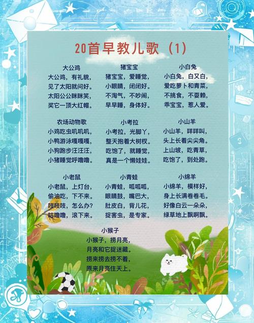 零到三岁儿童早教儿歌大全缩略图