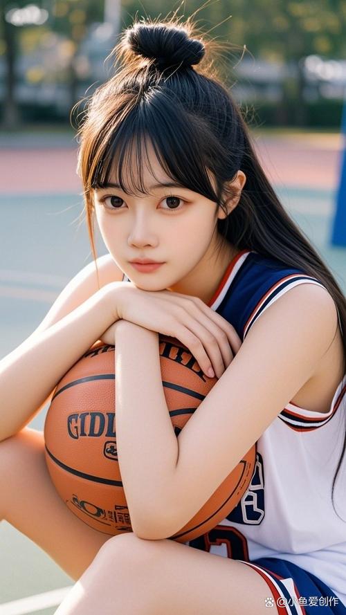 穿篮球服的女生图片大全