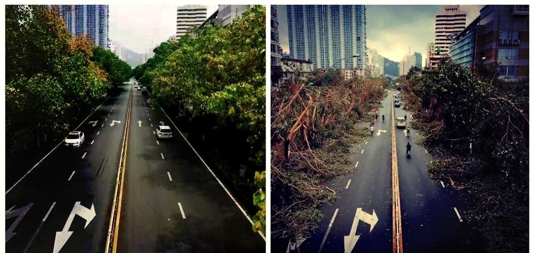 台风可怕图片