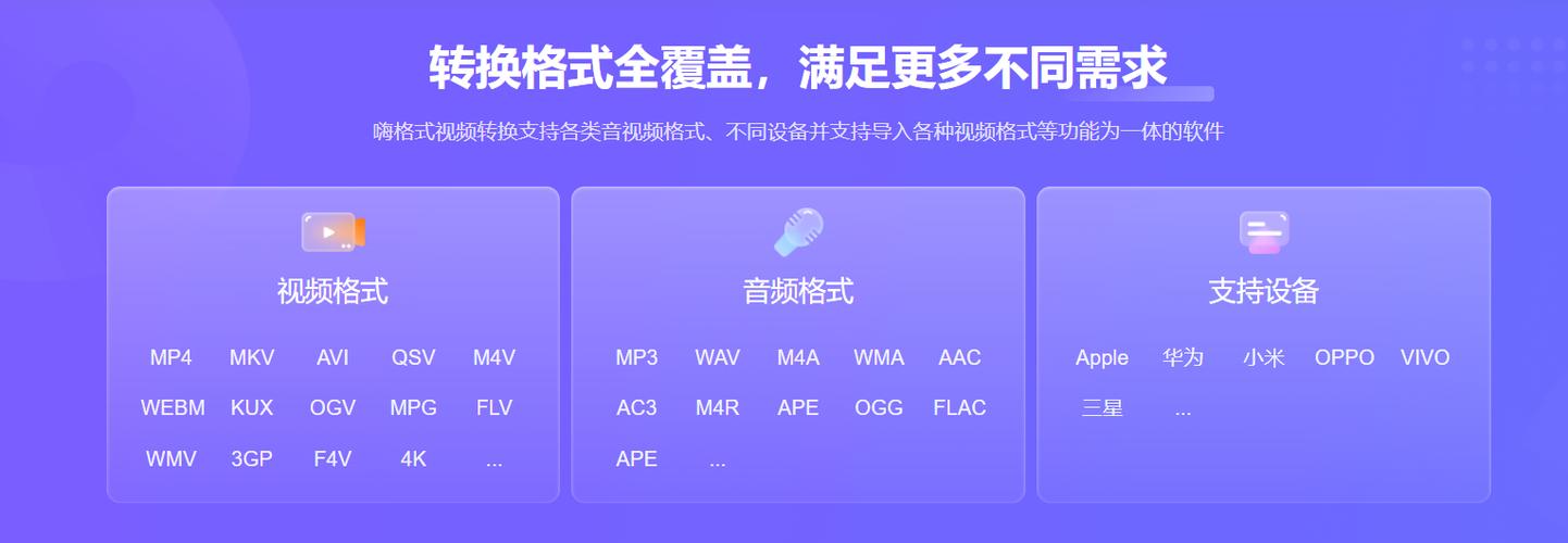 不支持的音频/视频格式