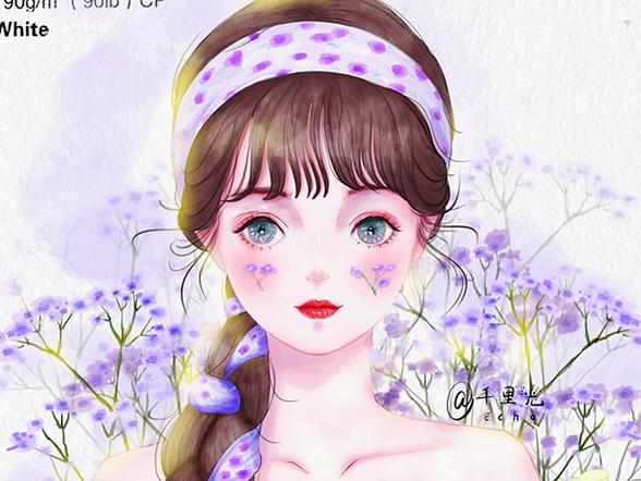 满天星动漫少女