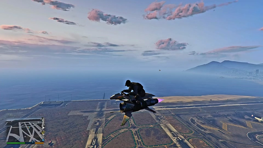 gta5不知道按了什么人物在飞