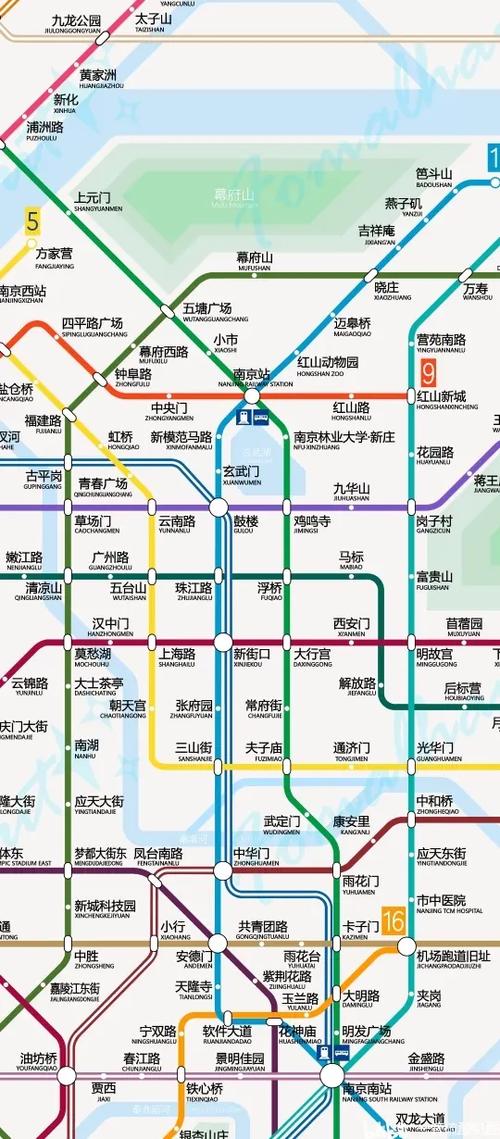 南京地铁2035规划图高清缩略图