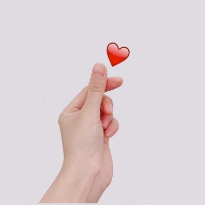 qq表情爱你的手势
