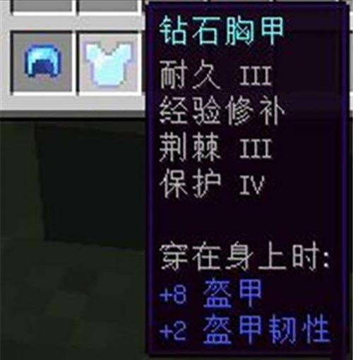 我的世界胸甲附魔什么属性最好