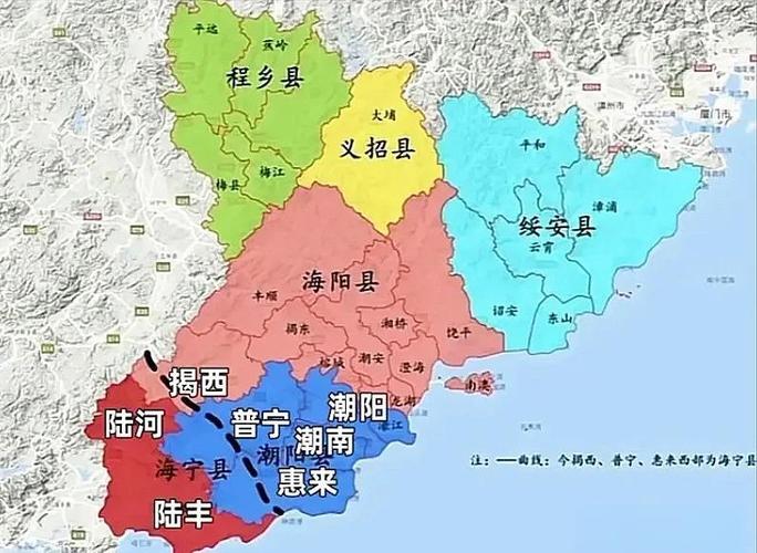 陆丰地图各镇