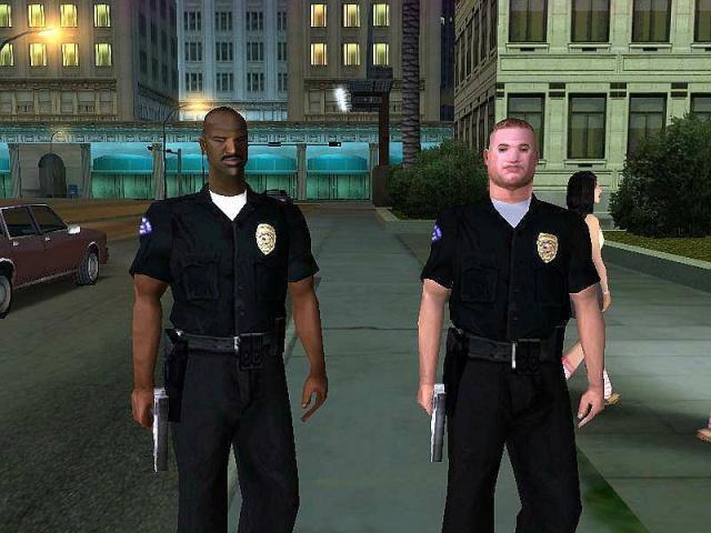 圣安地列斯中的警察的待遇