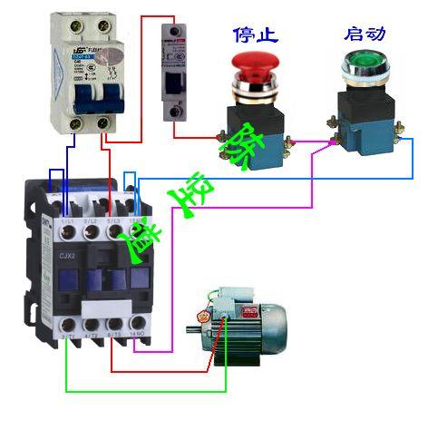 220v接触器接线图缩略图