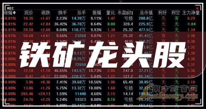 铁矿石股票的十大龙头股缩略图