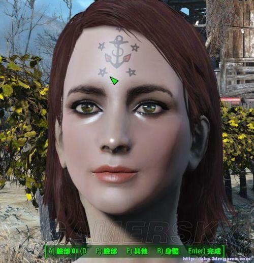 辐射4不用mod捏脸美女