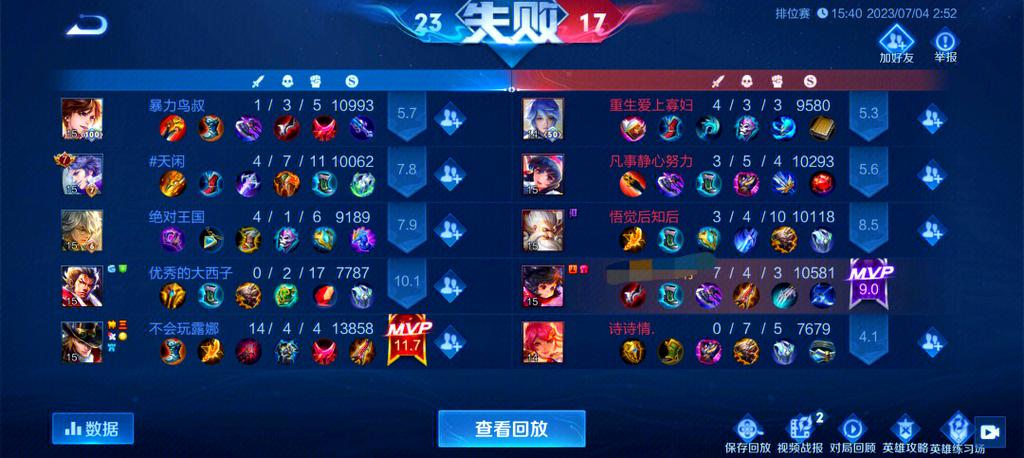 王者荣耀队友战绩为啥少了