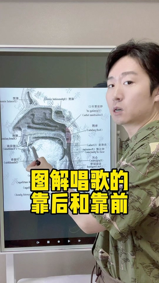唱歌用哪个部位发声图标