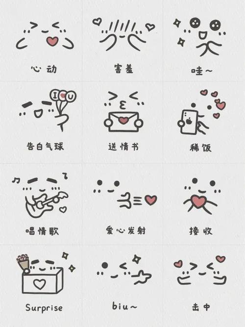 可爱的小表情符号哪里找