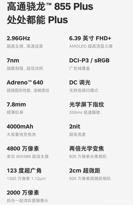 骁龙855手机性价比排名缩略图
