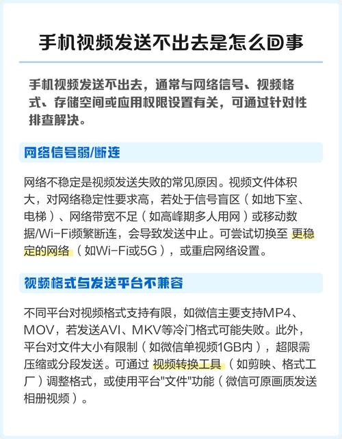 视频发不出去