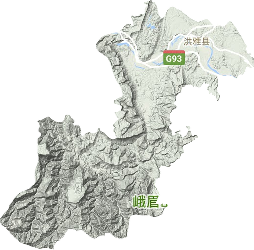 洪雅县地图全图高清版
