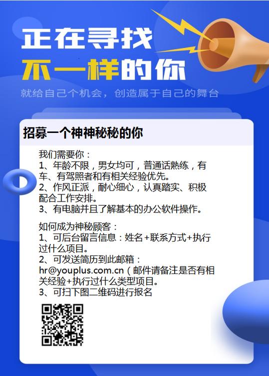 神秘顾客招聘