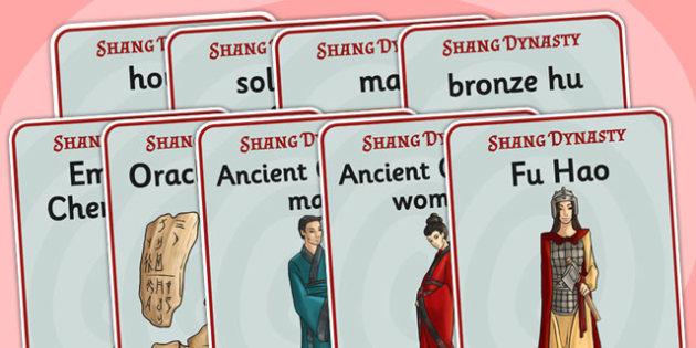 shang dynasty的英文怎么说