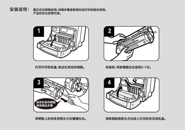 硒鼓的更换方法